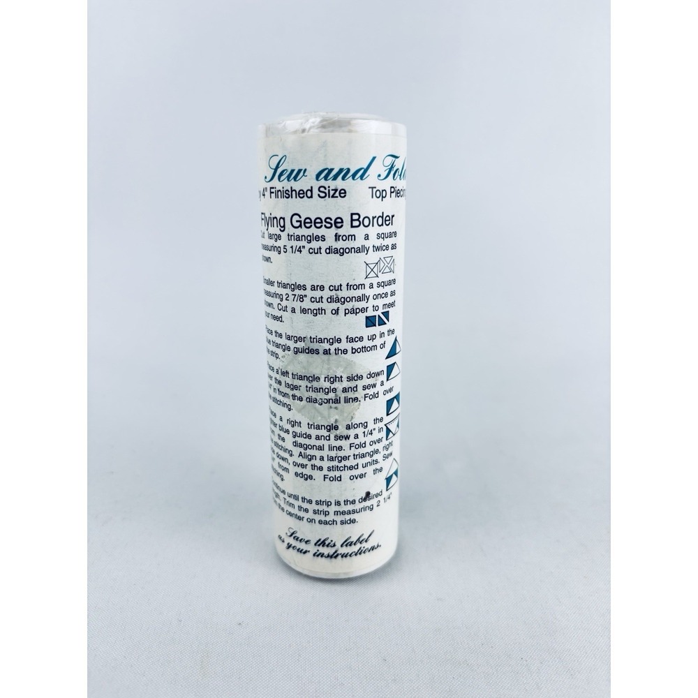 Sew And Fold On A Roll -  Flying Geese Border - 50 Feet - Sealed Quilting Sewing